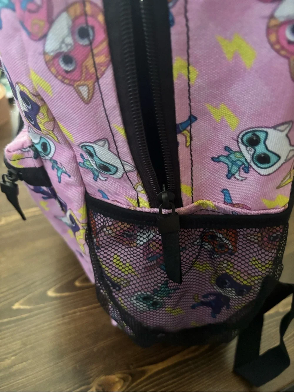 Childrens Super Kitties Backpack with Front Pocket